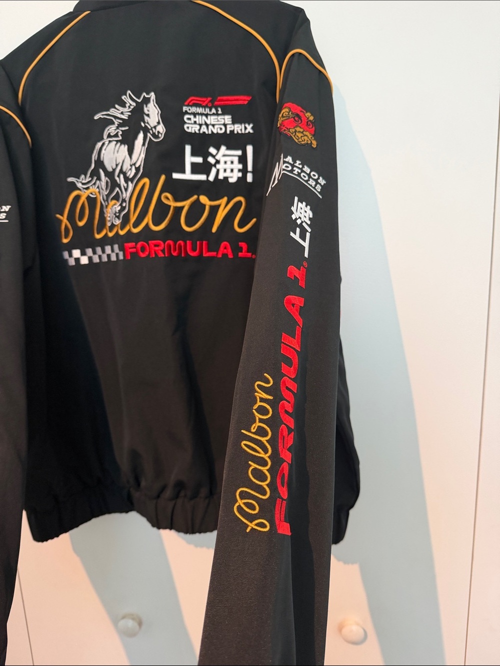 Black & Red Racing Jacket - Picture 4 of 6